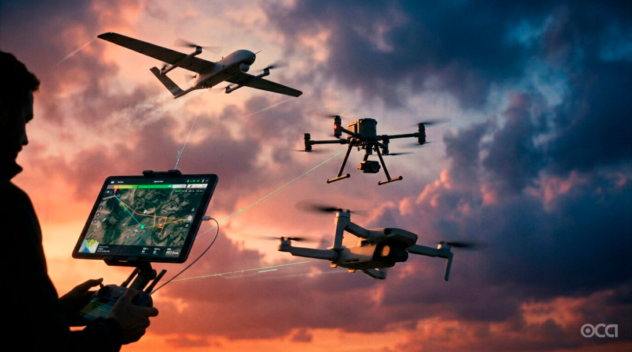 Infográfico sobre o RBAC 100 da ANAC com as novas categorias de operação de drones no Brasil
